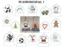 Stickserie ITH - Schneekugel Vol. 2